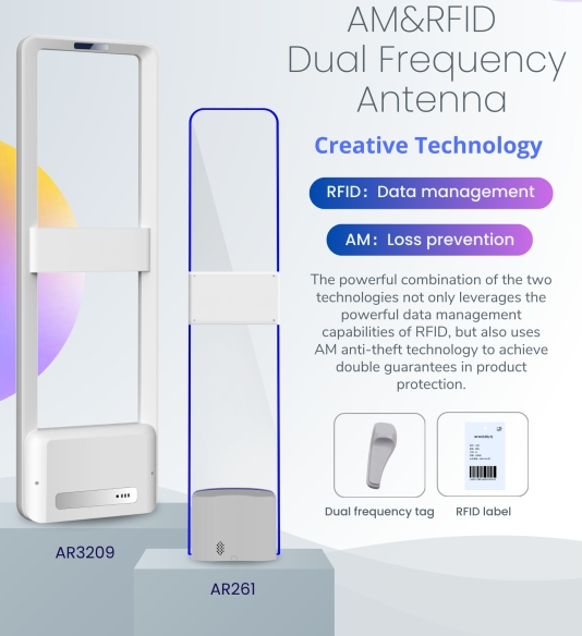 AM+RFID kahesageduslik uks, soovitatav kinga- ja rõivapoodidele!